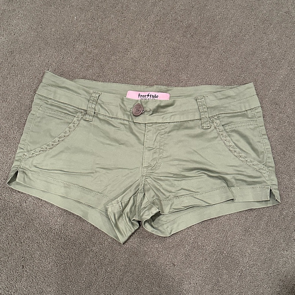 Green shorts